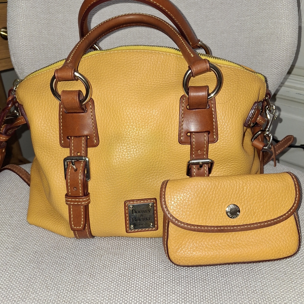 Dooney & Bourke Bristol Pebbled Leather Satchel